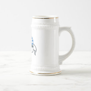 29. Gaufest Beer Stein - white and gold