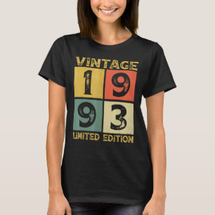 29 Year Old Retro 1993 29th Birthday T-Shirt