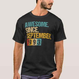 29 Years Old Awesome Since September 1993 29th 1 T-Shirt