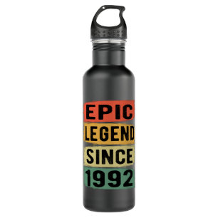 29 Years Old Bday 1992 Epic Legend 29th Birthday 710 Ml Water Bottle