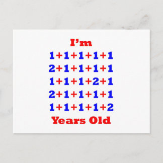 29 Years old! Postcard