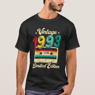 29 Years Old Vintage 1993 Cassette Tape 29Th Birth T-Shirt