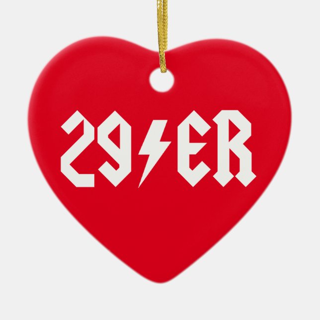 29er ceramic ornament (Front)