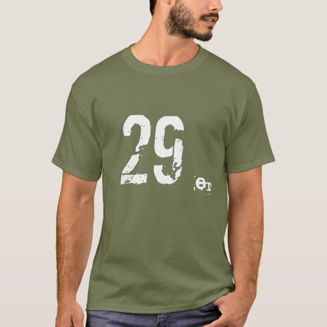 29er MTB Mountain Biking Dark T-Shirt (Front)