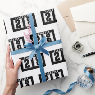 29th Birthday Odometer  Wrapping Paper