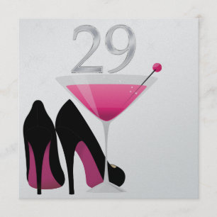 29th Birthday Party Invitation by SRF