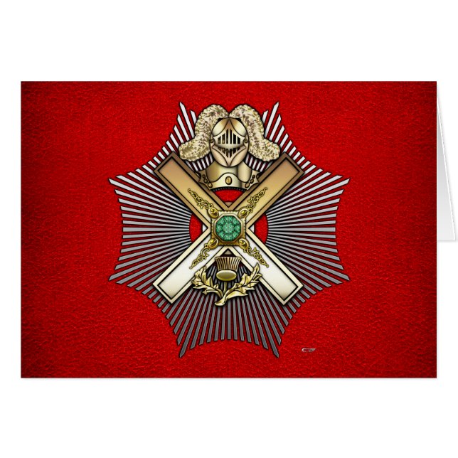 29th Degree: Knight of Saint Andrew (Front Horizontal)