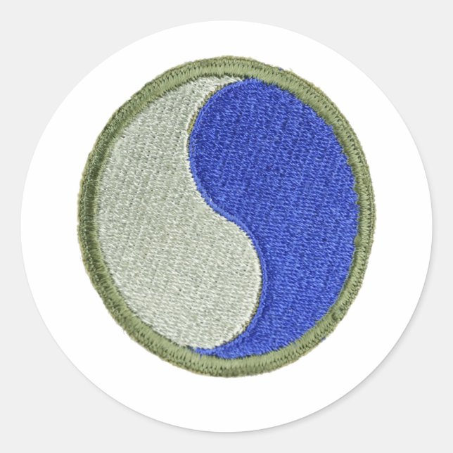 29th Infantry Classic Round Sticker (Front)