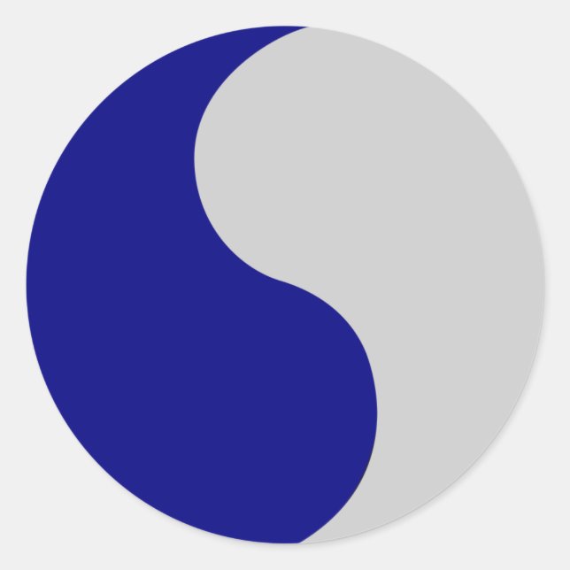 29th Infantry Division Classic Round Sticker (Front)