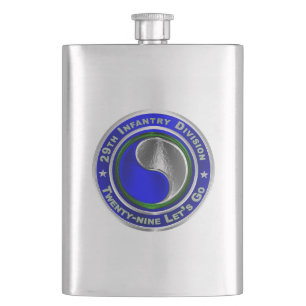 29th Infantry Division Hip Flask