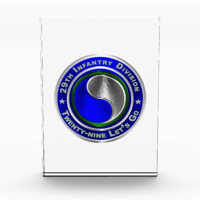 29th Infantry Division  Photo Block (Front)