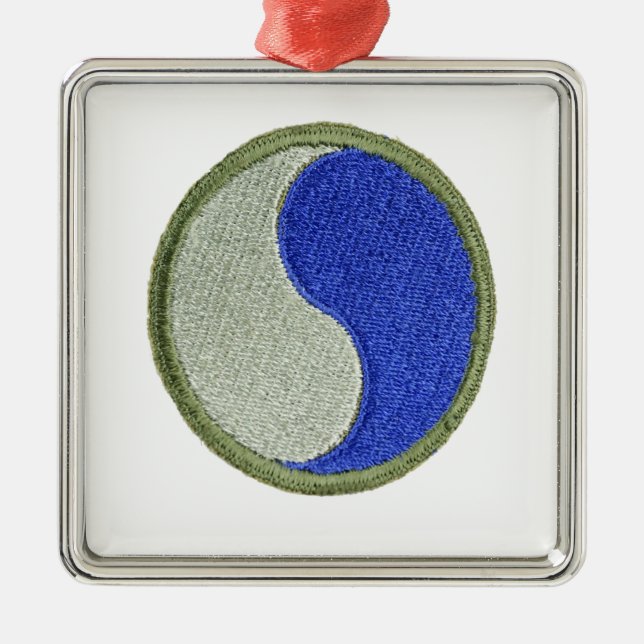 29th Infantry Metal Ornament (Front)
