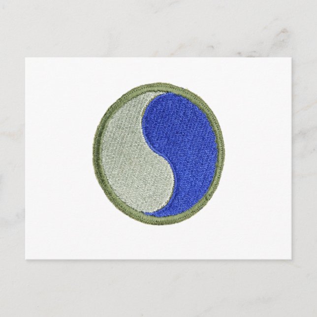 29th Infantry Postcard (Front)