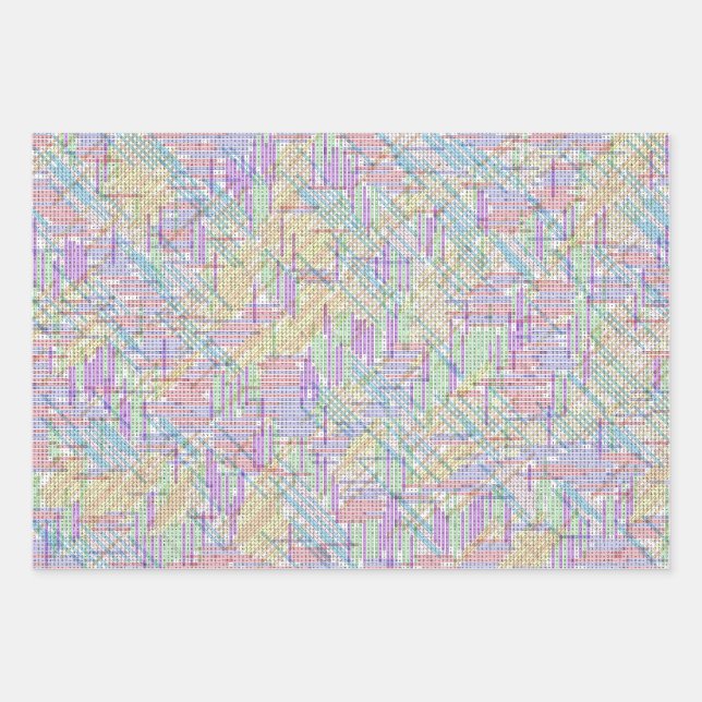 2,000+ Maths Equations Puzzle Solved Wrapping Paper Sheet (Front)