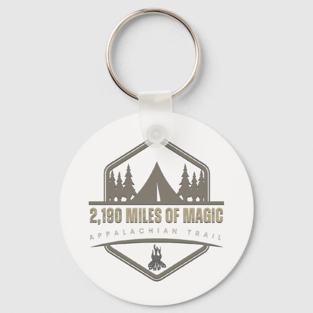 2,190 Miles of Magic – Appalachian Trail Keychain (Front)