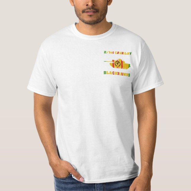2/1st Cav I Rode With the Blackhawks M48A3 Shirt (Front)