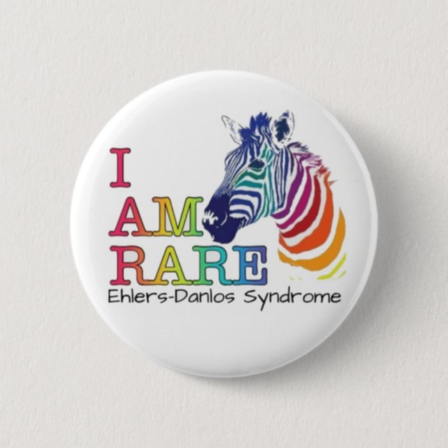 2.25" Badge - Ehlers-Danlos Syndrome 2 Inch Round Button (Front)