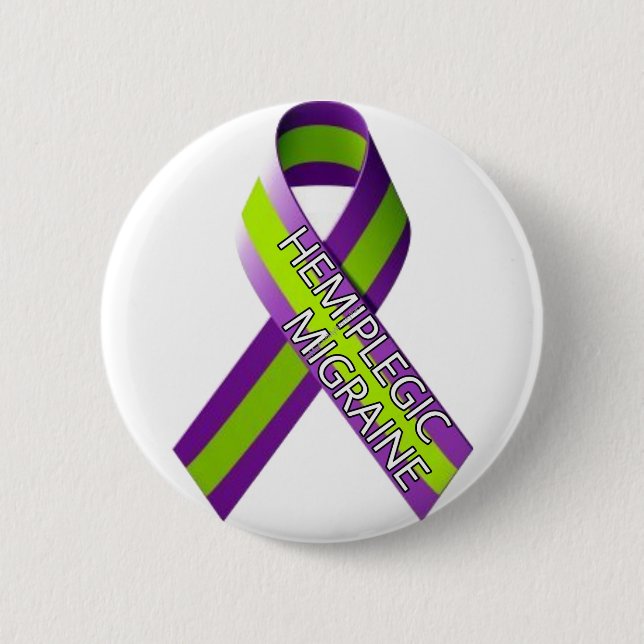 2.25" Badge - Hemiplegic Migraine  2 Inch Round Button (Front)