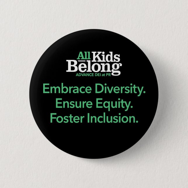 2.25-inch Black Button - DEI (Front)