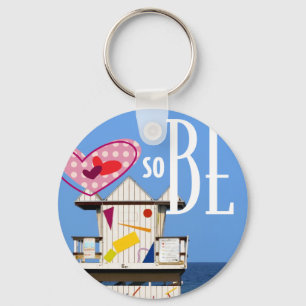 2.25 » Porte-clefs Love South Beach Miami 6 ST