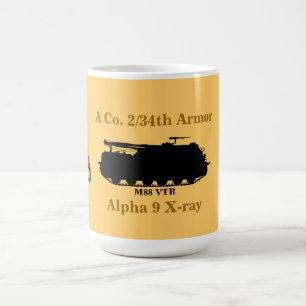 2/34th Armure, 25èmes FNI. Division. Tasse de
