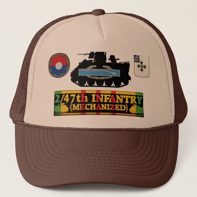 2/47th FNI. M113 (Mech), CIB et casquette (Devant)