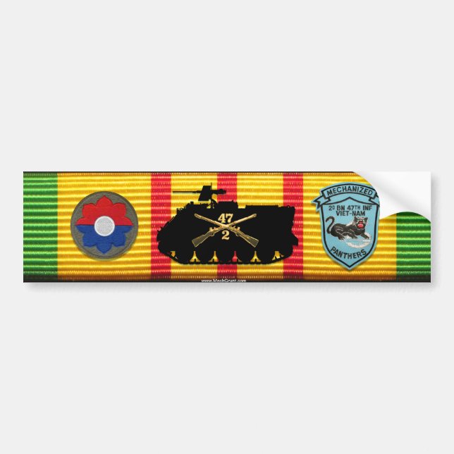 2/47th FNI. Vieil autocollant des corrections (Devant)