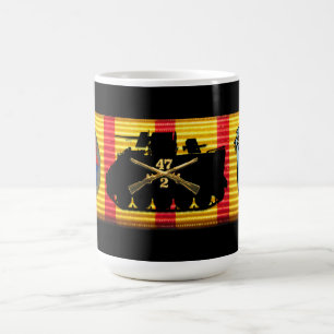 2/47th Tasse de ruban de service du Vietnam