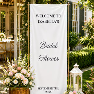 2.5×6 Custom Wedding Welcome Bridal Shower Banner
