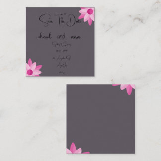 2.5" x 2.5" Enclosure Card - Elegant Customizable 