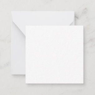 2.5" x 2.5" Flat Note Card