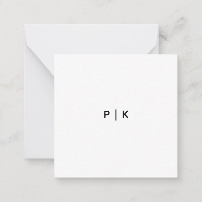2.5" x 2.5" Flat Note Card (Front)