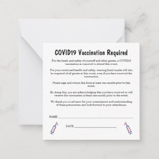 2.5" x 2.5" Flat Note Card