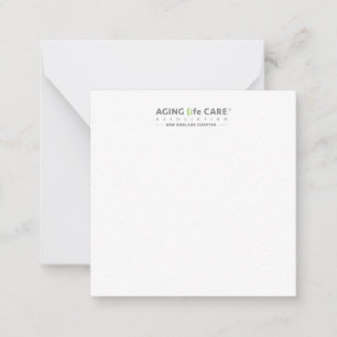 2.5" x 2.5" Flat Note Card - New England