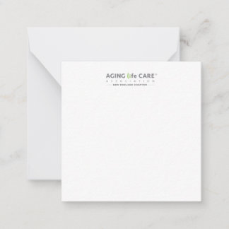 2.5" x 2.5" Flat Note Card - New England