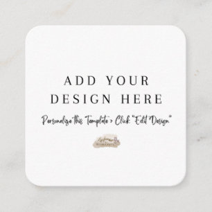 2.5" x 2.5" Rounded Corner Enclosure Cards