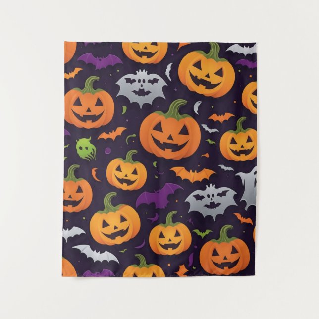 2,624.6 Pounds Pumpkin Tapestry (Front)