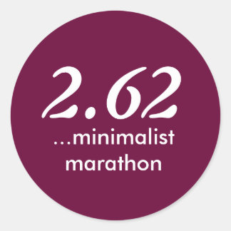 2.62 Minimalist Marathon Sticker