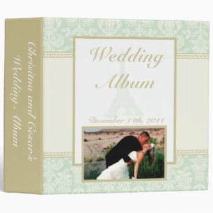 2.8" Photo Binder Damask Paris
