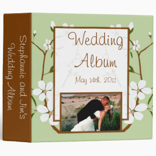 2.8" Photo Binder Dogwood Flowers