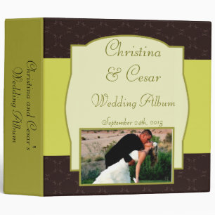 2.8" Photo Binder Light/Olive Green Chandelier Bro