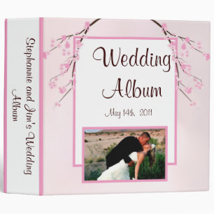2.8" Photo Binder Pink Cherry Blossom