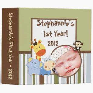 2.8" Photo Binder Scrapbook Jungle Play