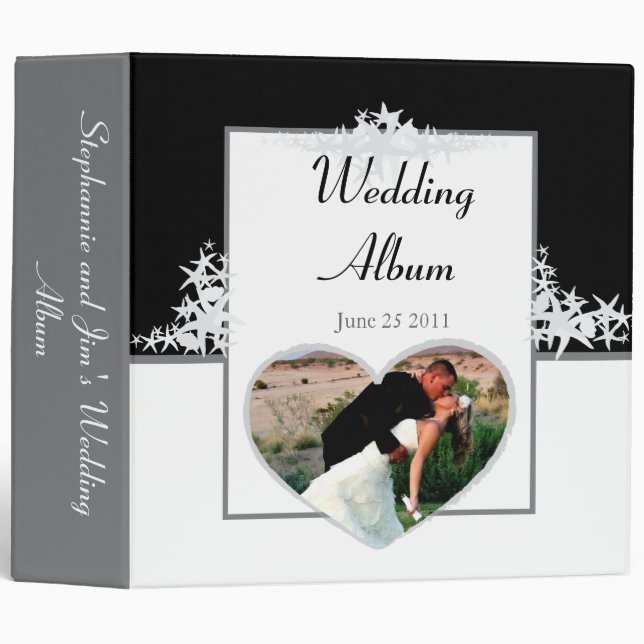 2.8" Photo Binder Scrapbook Summer Love & Shells (Front/Spine)