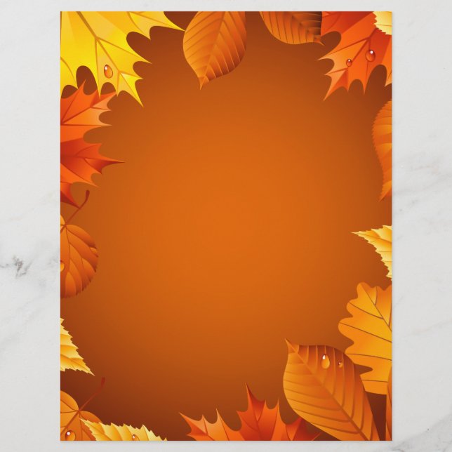 2.ai Orange Feuilles d'automne (Devant)