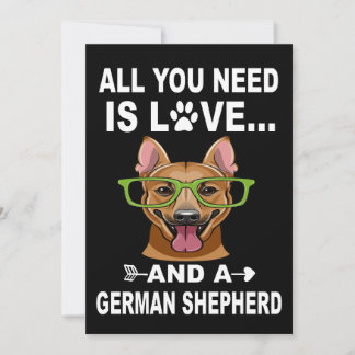 2 All You Need Is Love And A German Shepherd Invitation