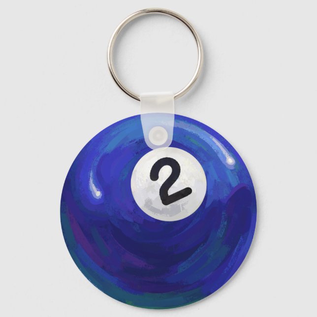2 Ball Keychain (Front)