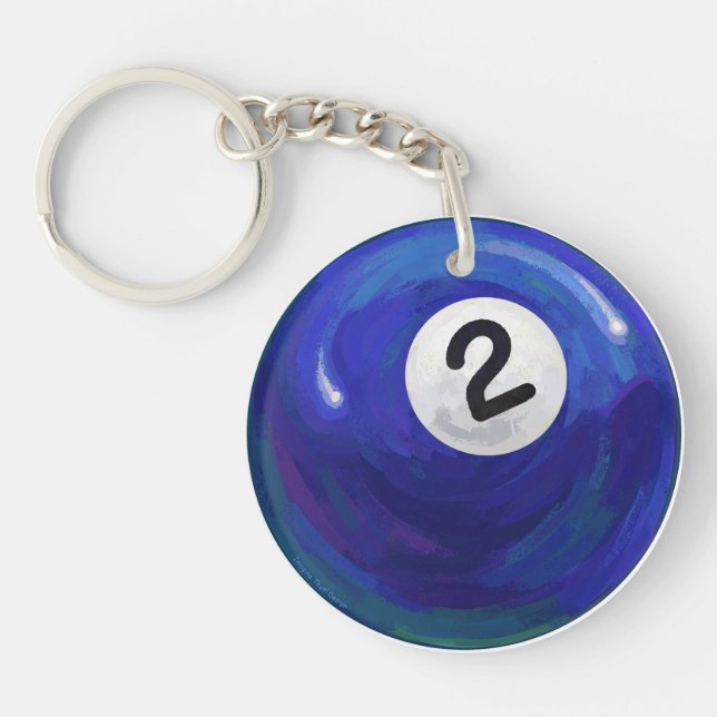 2 Ball Keychain (Front)