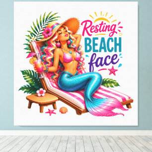 #2 Beach Wall Art Wrapped Canvas (Gloss)