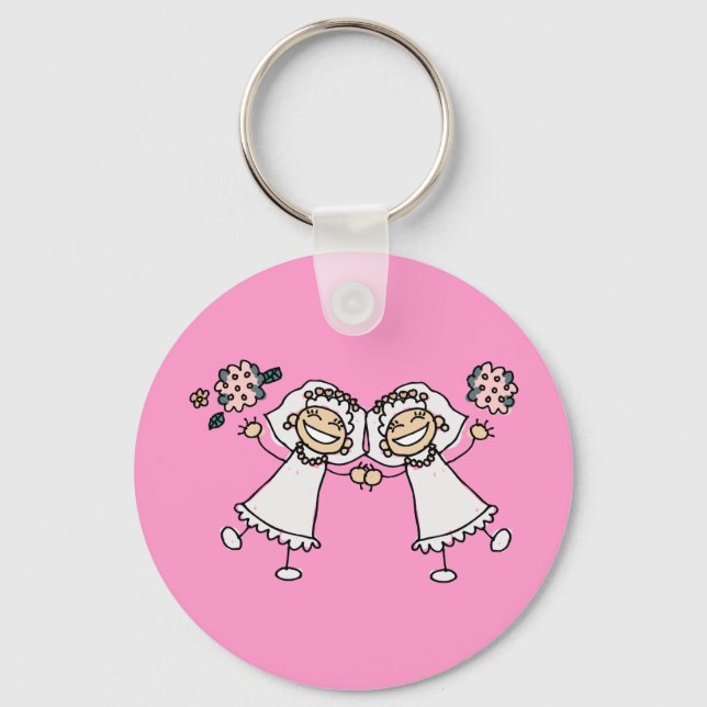 2 Brides Keychain (Front)